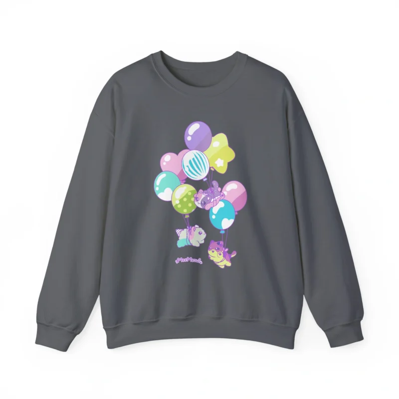 Aphmau Carnival Unisex Heavy Blend Crewneck Sweatshirt Charcoal
