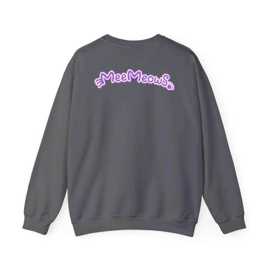 Aphmau Carnival Unisex Heavy Blend Crewneck Sweatshirt Aphmau Carnival Unisex Heavy Blend Crewneck Sweatshirt Charcoal Back Side