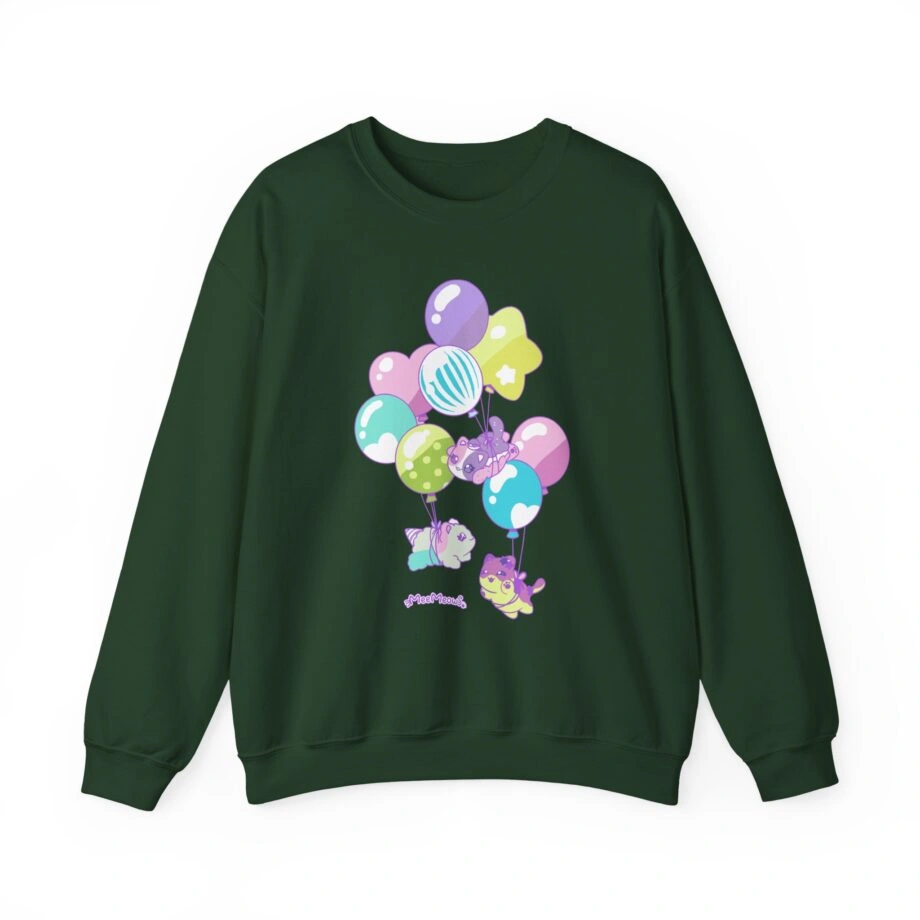 Aphmau Carnival Unisex Heavy Blend Crewneck Sweatshirt Aphmau Carnival Unisex Heavy Blend Crewneck Sweatshirt Forest Green