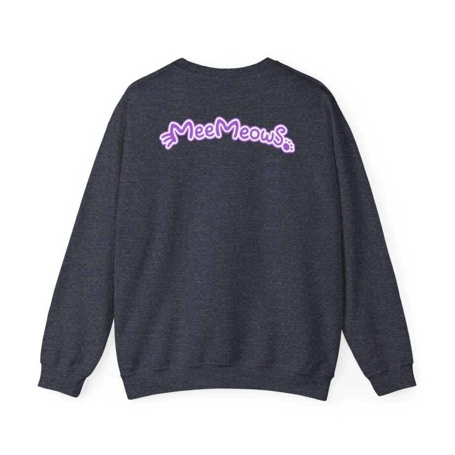 Aphmau Carnival Unisex Heavy Blend Crewneck Sweatshirt Aphmau Carnival Unisex Heavy Blend Crewneck Sweatshirt Heather Sport Dark Navy Back Side