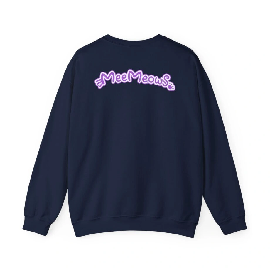 Aphmau Carnival Unisex Heavy Blend Crewneck Sweatshirt Aphmau Carnival Unisex Heavy Blend Crewneck Sweatshirt Navy Back Side