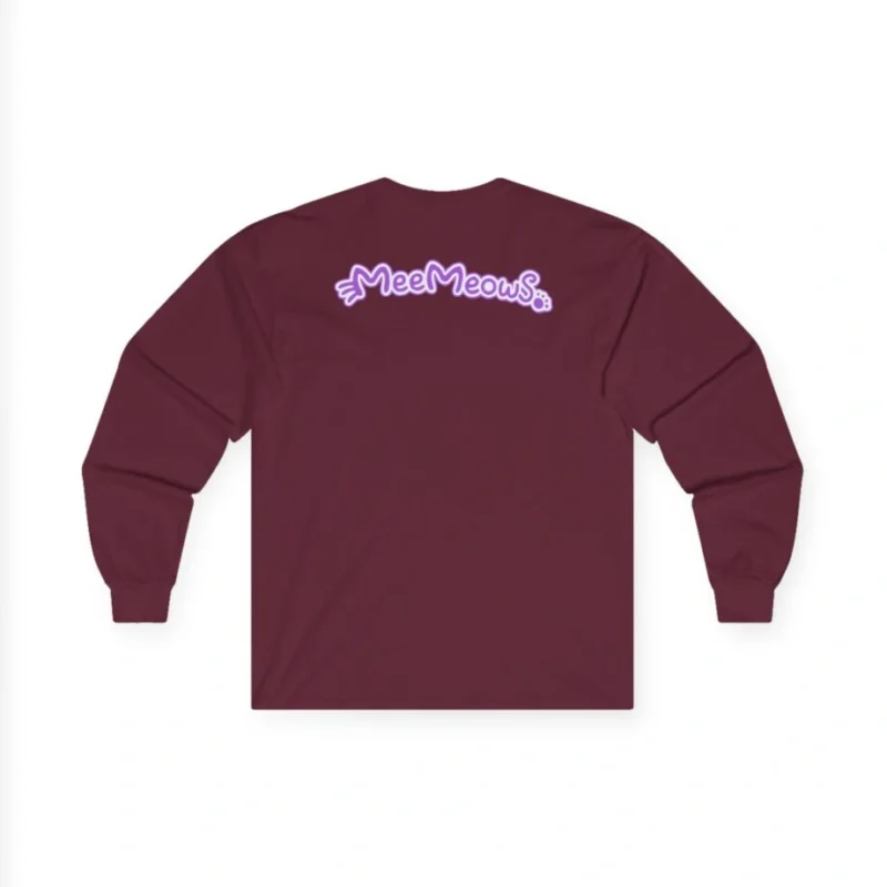 Aphmau Carnival Unisex Ultra Cotton Long Sleeve Tee Maroon Back Side