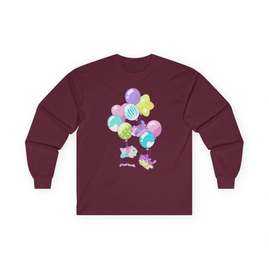 Aphmau Carnival Unisex Ultra Cotton Long Sleeve Tee Aphmau Carnival Unisex Ultra Cotton Long Sleeve Tee Maroon