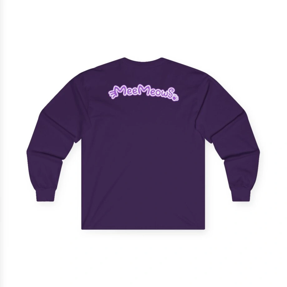 Aphmau Carnival Unisex Ultra Cotton Long Sleeve Tee Aphmau Carnival Unisex Ultra Cotton Long Sleeve Tee Purple Back Side