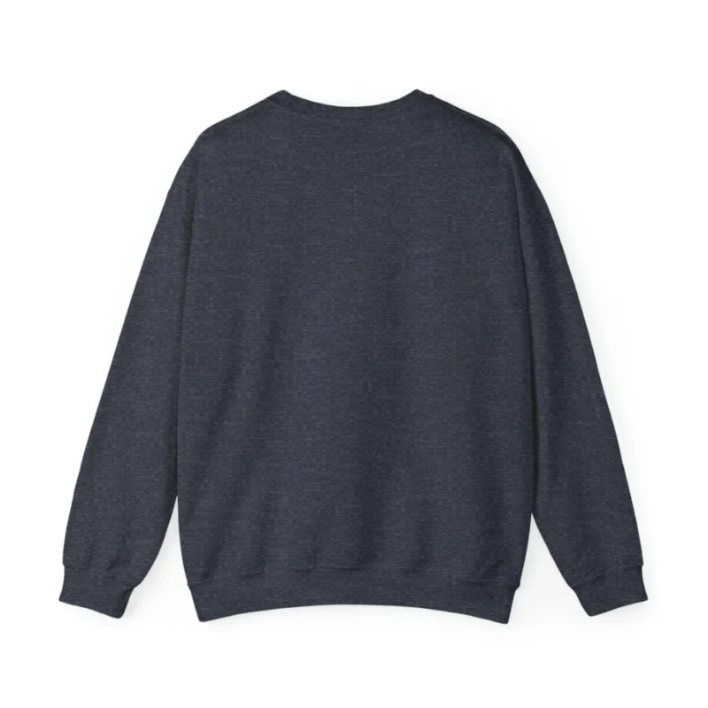 Aphmau Creator Cat Unisex Heavy Blend Crewneck Sweatshirt Heather Sport Dark Navy Back Side