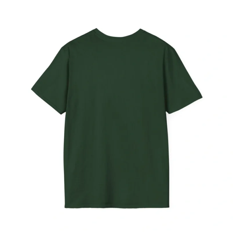 Aphmau Creator Cat Unisex Softstyle T-Shirt Forest Green Back Side
