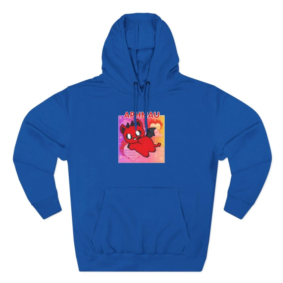 Aphmau Demon Cat Three-Panel Fleece Hoodie Aphmau Demon Cat Three-Panel Fleece Hoodie Royal Blue