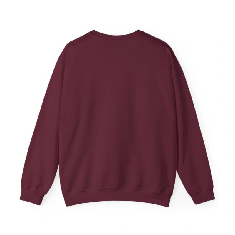 Aphmau Gamer Cat Unisex Heavy Blend Crewneck Sweatshirt Maroon Back Side