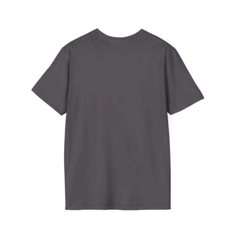 Aphmau Gamer Cat Unisex Softstyle T-Shirt Charcoal Back Side