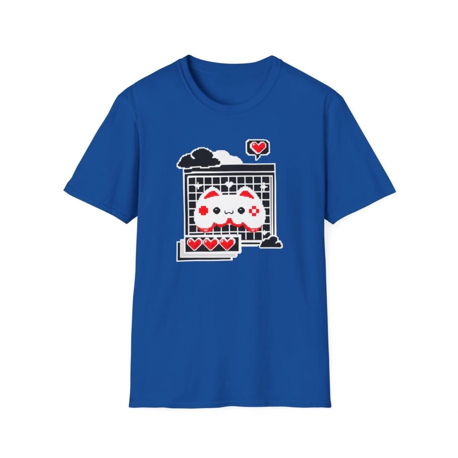 Aphmau Gamer Cat Unisex Softstyle Blend T-Shirt Aphmau Gamer Cat Unisex Softstyle T-Shirt Royal
