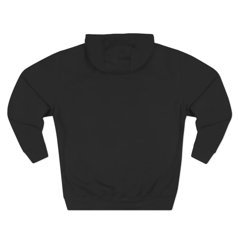 Aphmau Ghost Cat Three-Panel Fleece Hoodie Black Back Side