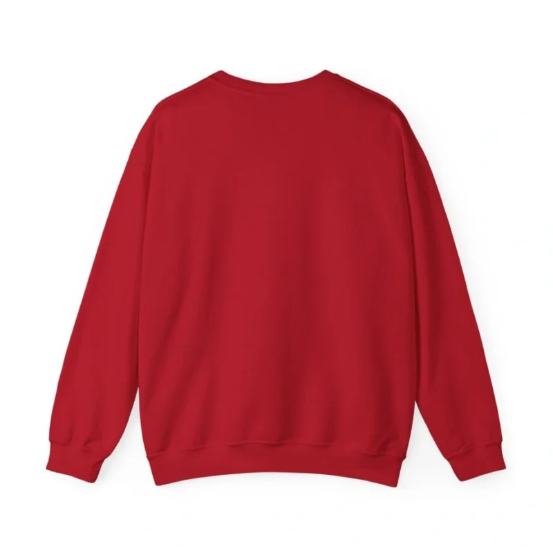Aphmau Ghost Cat Unisex Heavy Blend Crewneck Sweatshirt Cherry Red Back Side