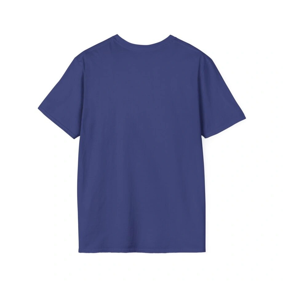 Aphmau Ghost Cat Unisex Softstyle Blend T-Shirt Aphmau Ghost Cat Unisex Softstyle T-Shirt Metro Blue Back Side