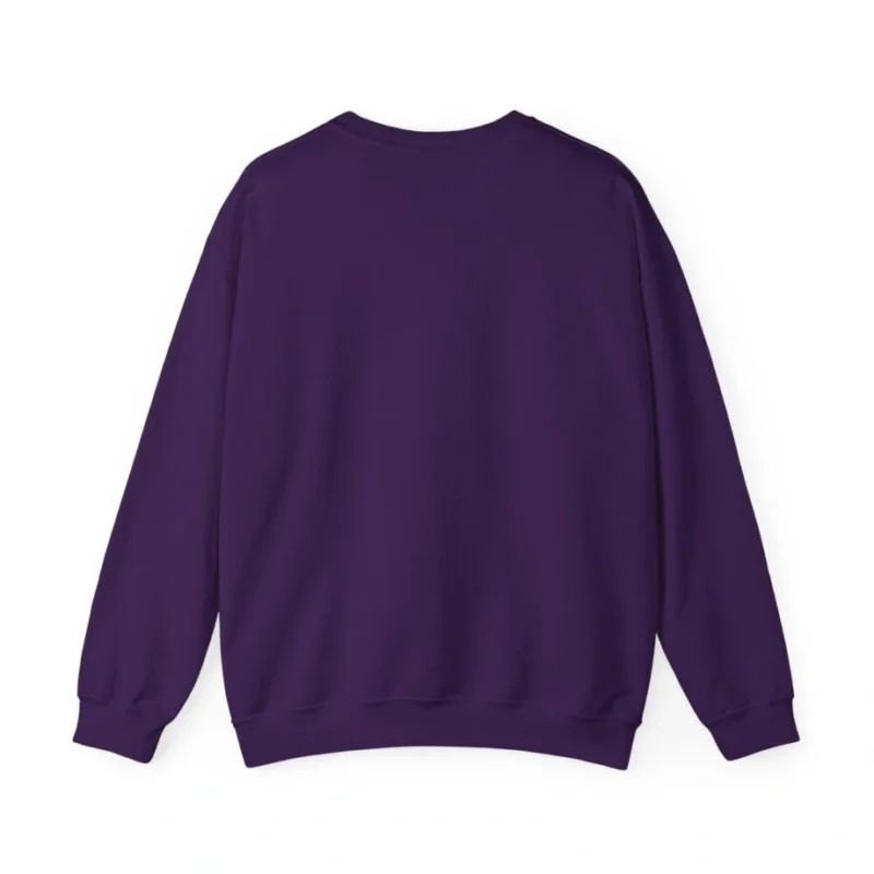 Aphmau Halloween Unisex Heavy Blend Crewneck Sweatshirt Purple Back Side