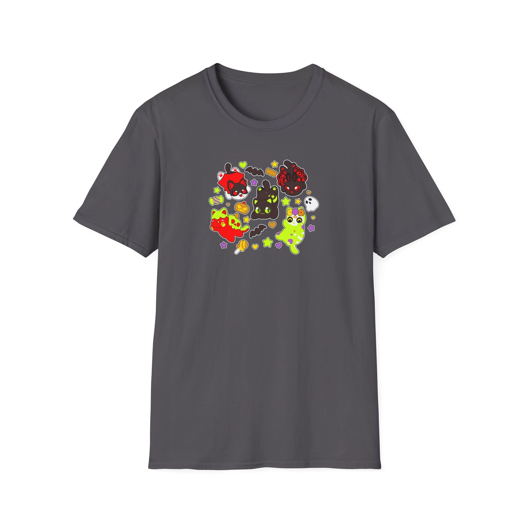 Aphmau Halloween Unisex Softstyle Blend T-Shirt Aphmau Halloween Unisex Softstyle T-Shirt Charcoal