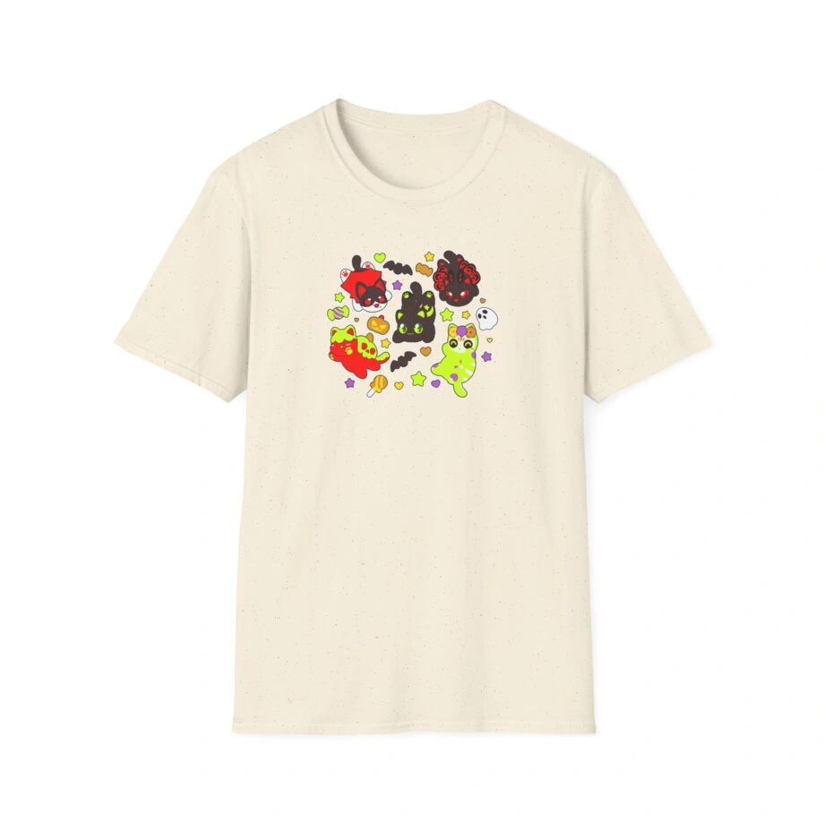 Aphmau Halloween Unisex Softstyle Blend T-Shirt Aphmau Halloween Unisex Softstyle T-Shirt Natural