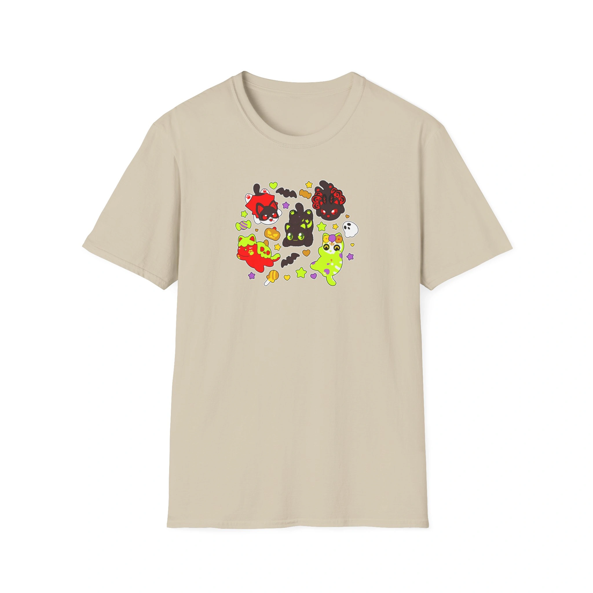 Aphmau Halloween Unisex Softstyle Blend T-Shirt Aphmau Halloween Unisex Softstyle T-Shirt Sand