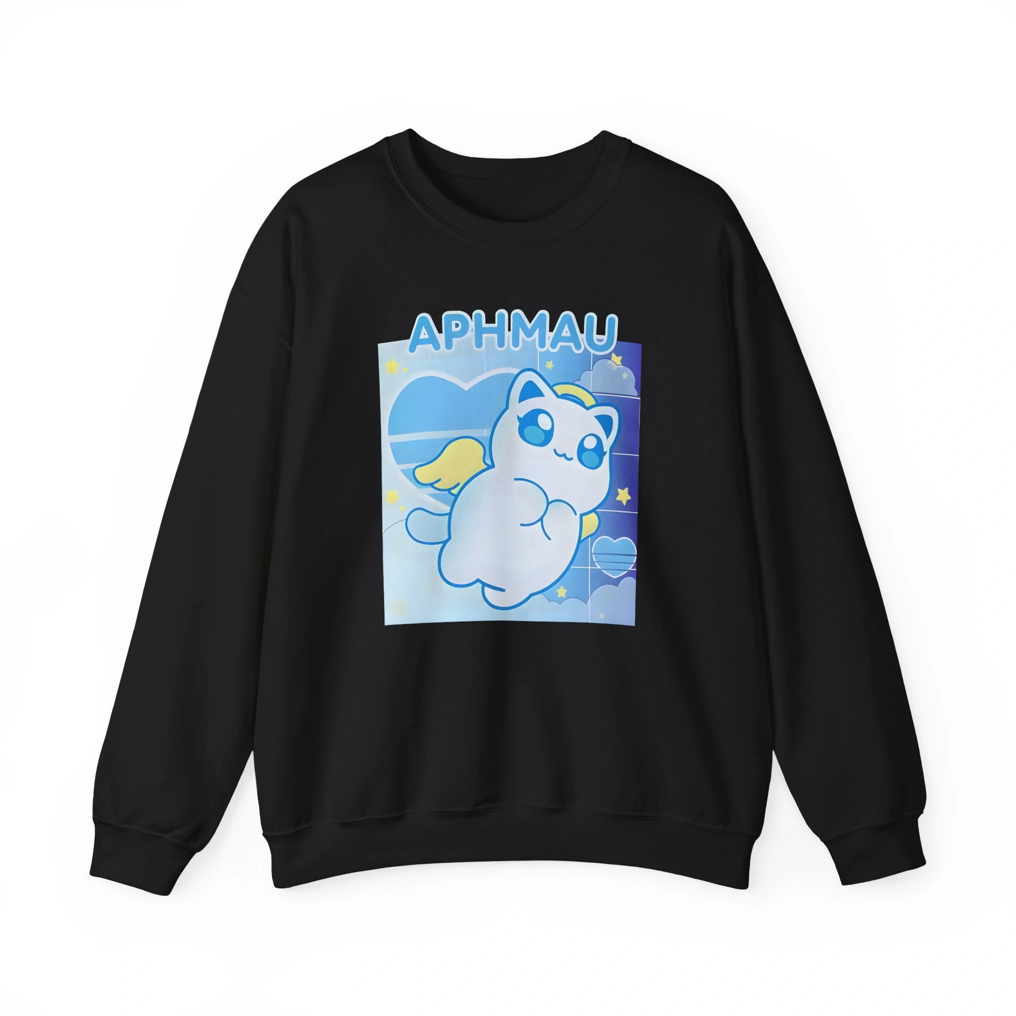 Aphmau Naughty Nice Holiday Unisex Heavy Blend Sweatshirt Aphmau Naughty Nice Holiday Unisex Heavy Blend Crewneck Sweatshirt Black