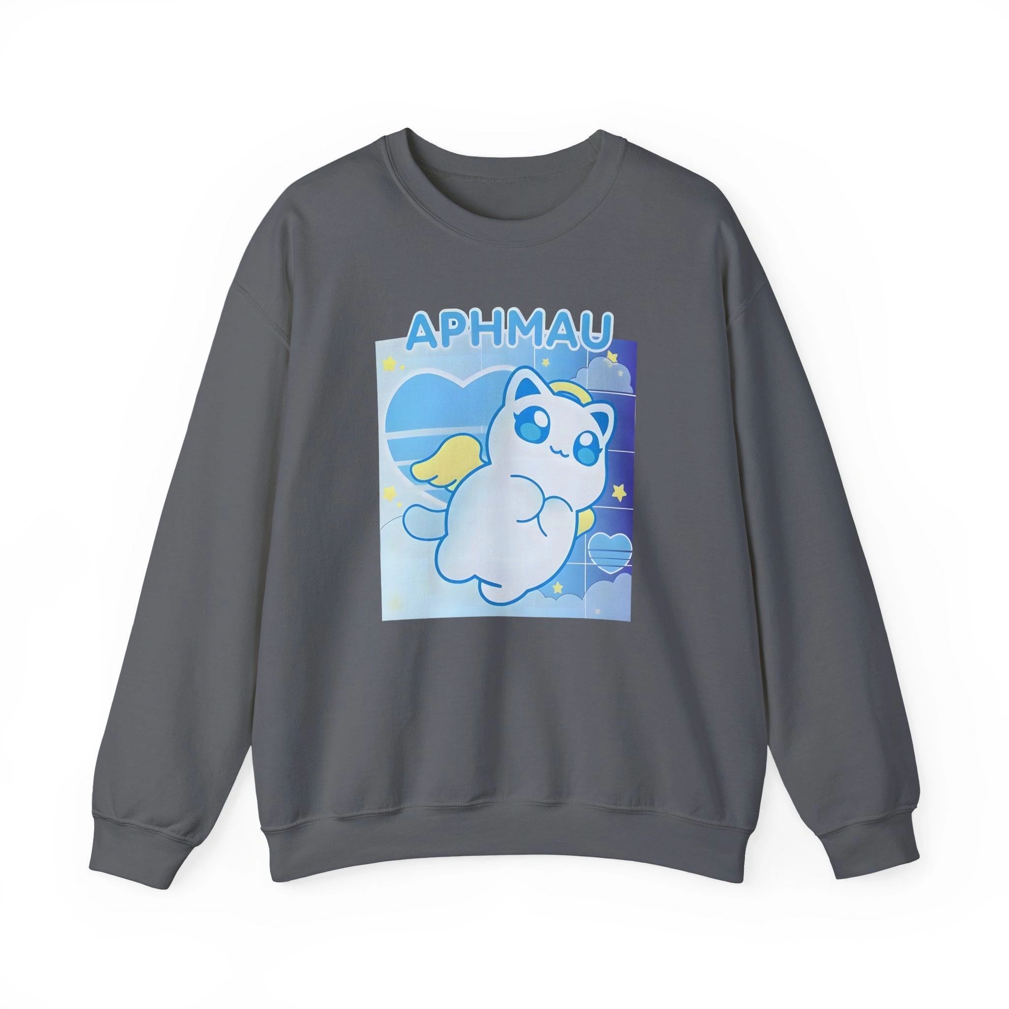 Aphmau Naughty Nice Holiday Unisex Heavy Blend Sweatshirt Aphmau Naughty Nice Holiday Unisex Heavy Blend Crewneck Sweatshirt Charcoal