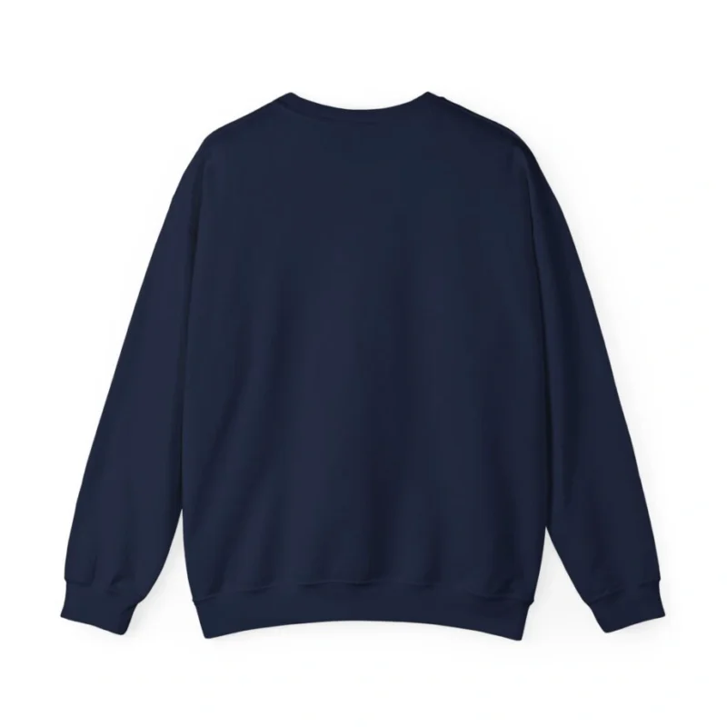 Aphmau Naughty Nice Holiday Unisex Heavy Blend Crewneck Sweatshirt Navy Back Side