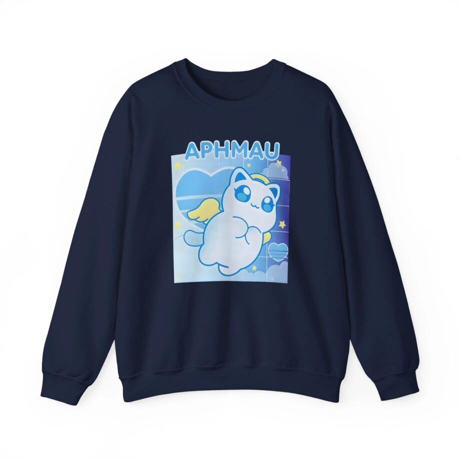 Aphmau Naughty Nice Holiday Unisex Heavy Blend Sweatshirt Aphmau Naughty Nice Holiday Unisex Heavy Blend Crewneck Sweatshirt Navy