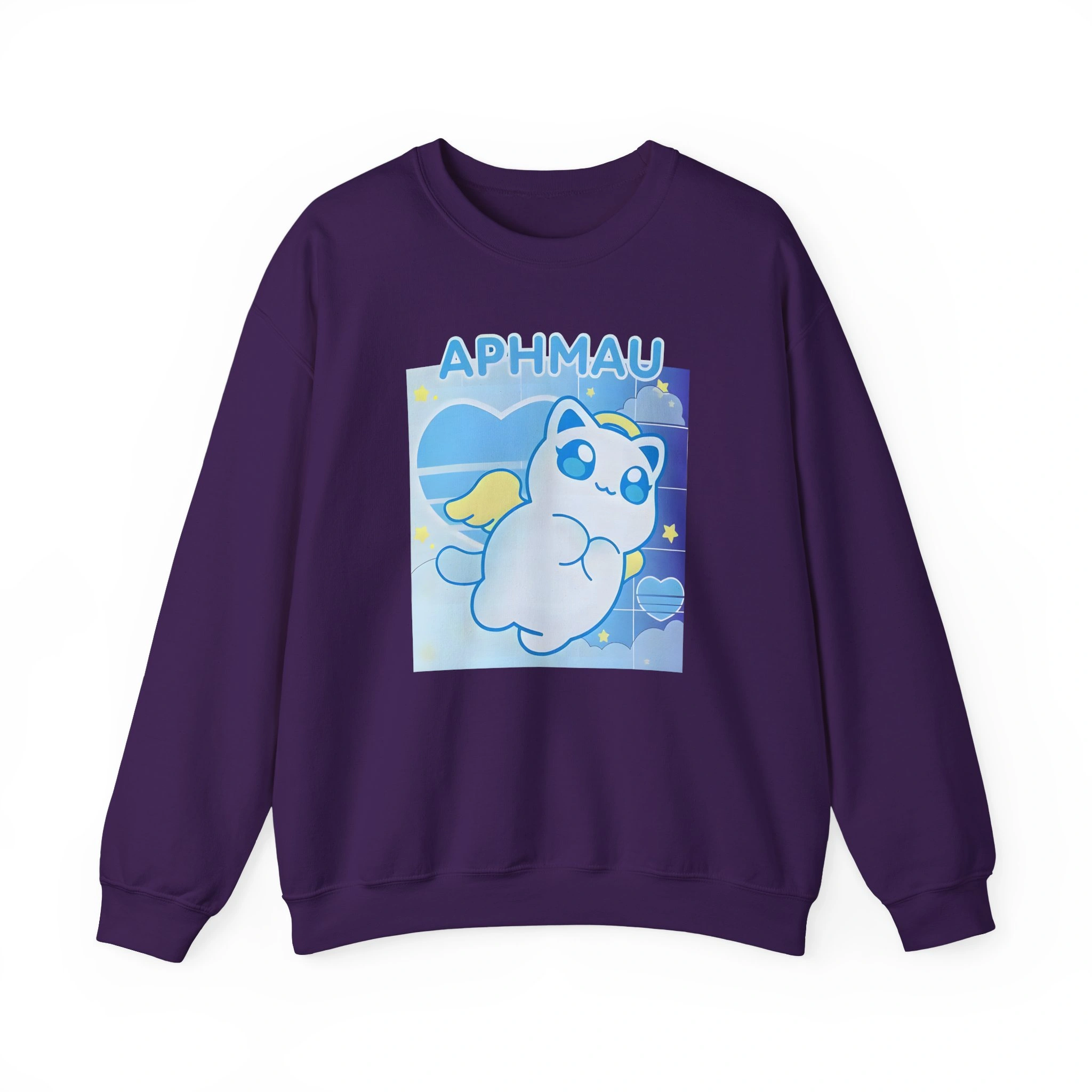 Aphmau Naughty Nice Holiday Unisex Heavy Blend Sweatshirt Aphmau Naughty Nice Holiday Unisex Heavy Blend Crewneck Sweatshirt Purple