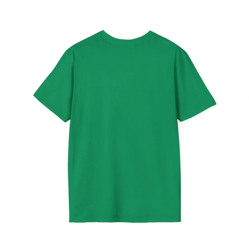 Aphmau Naughty Nice Holiday Unisex Softstyle T-Shirt Kelly Green Back Side