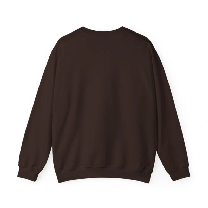 Aphmau Pumpkin Cat Unisex Heavy Blend Crewneck Sweatshirt Dark Chocolate Back Side
