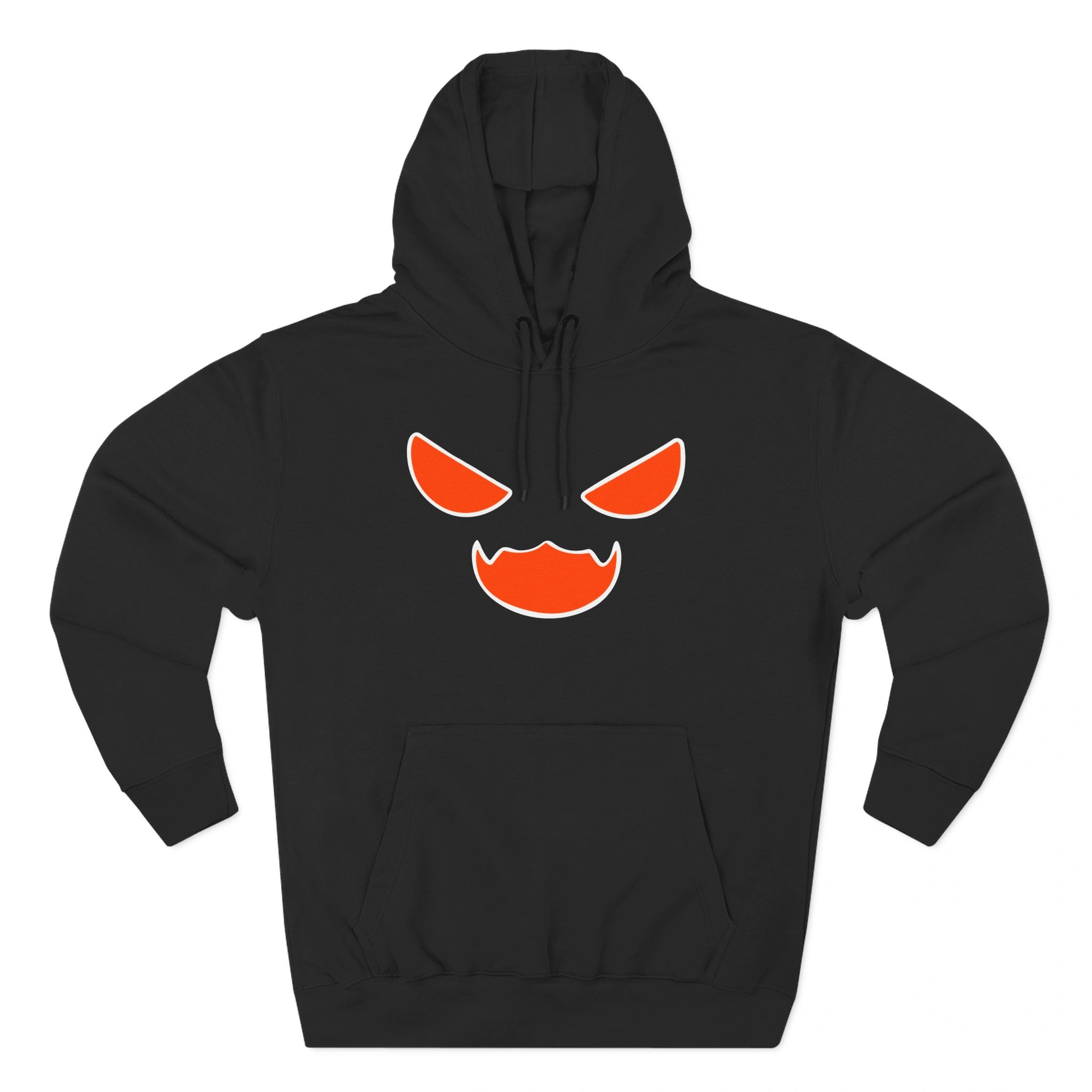 Aphmau Pumpkin Graphic Cat Three-Panel Fleece Hoodie Aphmau Pumpkin Graphic Cat Three-Panel Fleece Hoodie Black