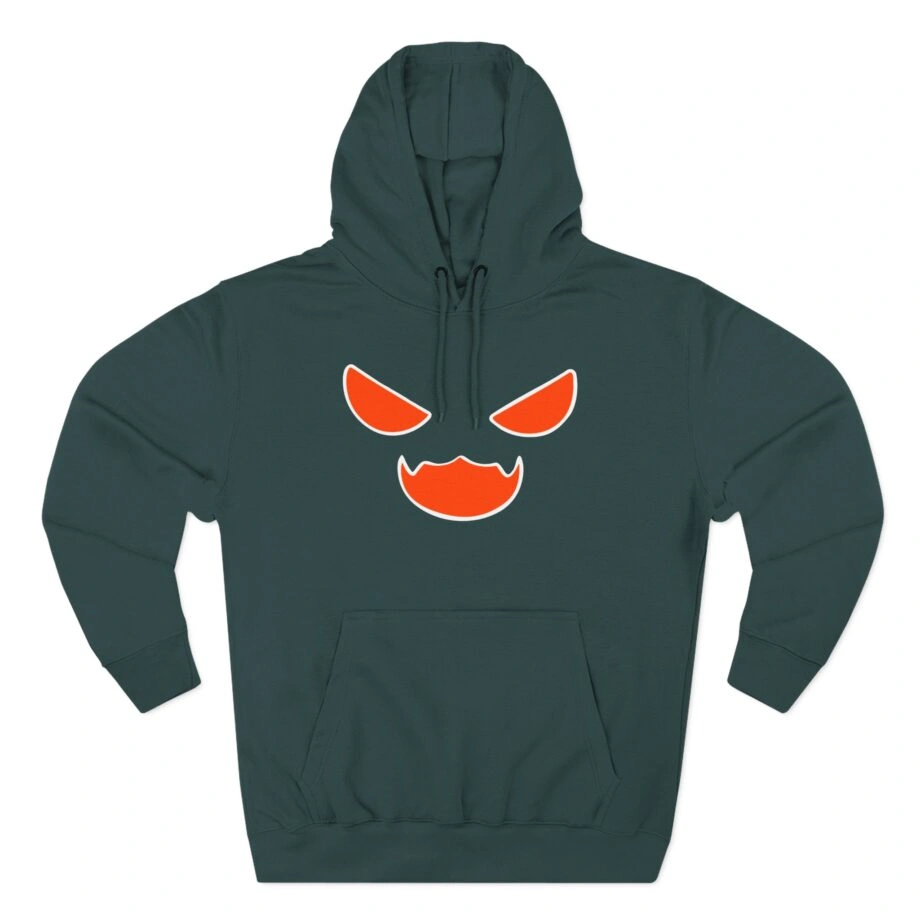 Aphmau Pumpkin Graphic Cat Three-Panel Fleece Hoodie Aphmau Pumpkin Graphic Cat Three-Panel Fleece Hoodie Sports Green