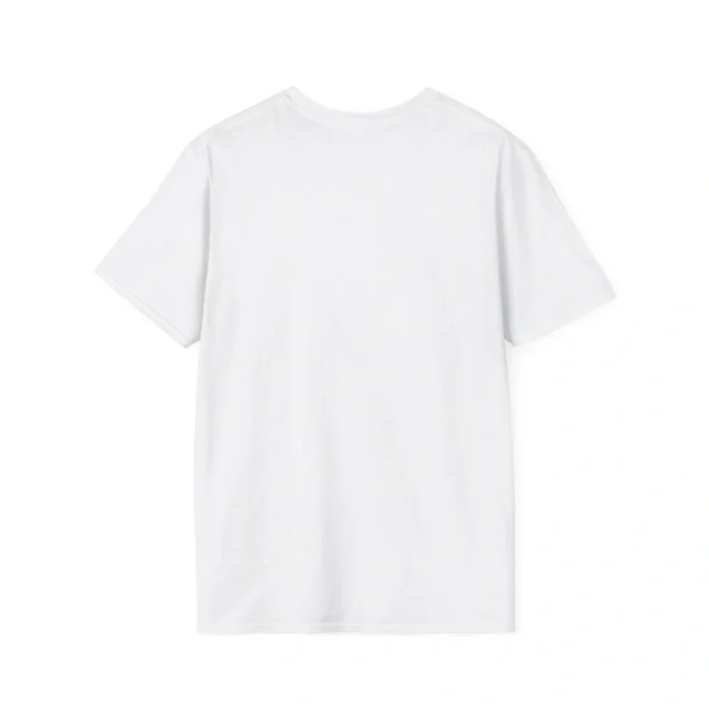 Aphmau Robot Cat Unisex Softstyle T-Shirt White Back Side