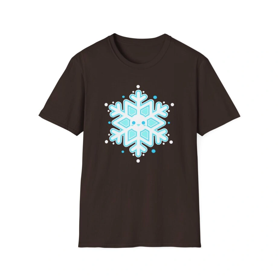 Aphmau Snowflake Holiday Unisex Softstyle Blend T-Shirt Aphmau Snowflake Holiday Unisex Softstyle T-Shirt Dark Chocolate
