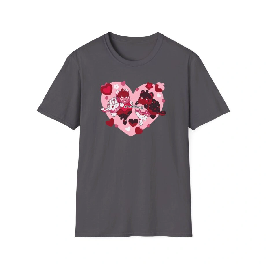 Aphmau Valentine’s Day Unisex Softstyle Blend T-Shirt Aphmau Valentine’s Day Unisex Softstyle T-Shirt Charcoal