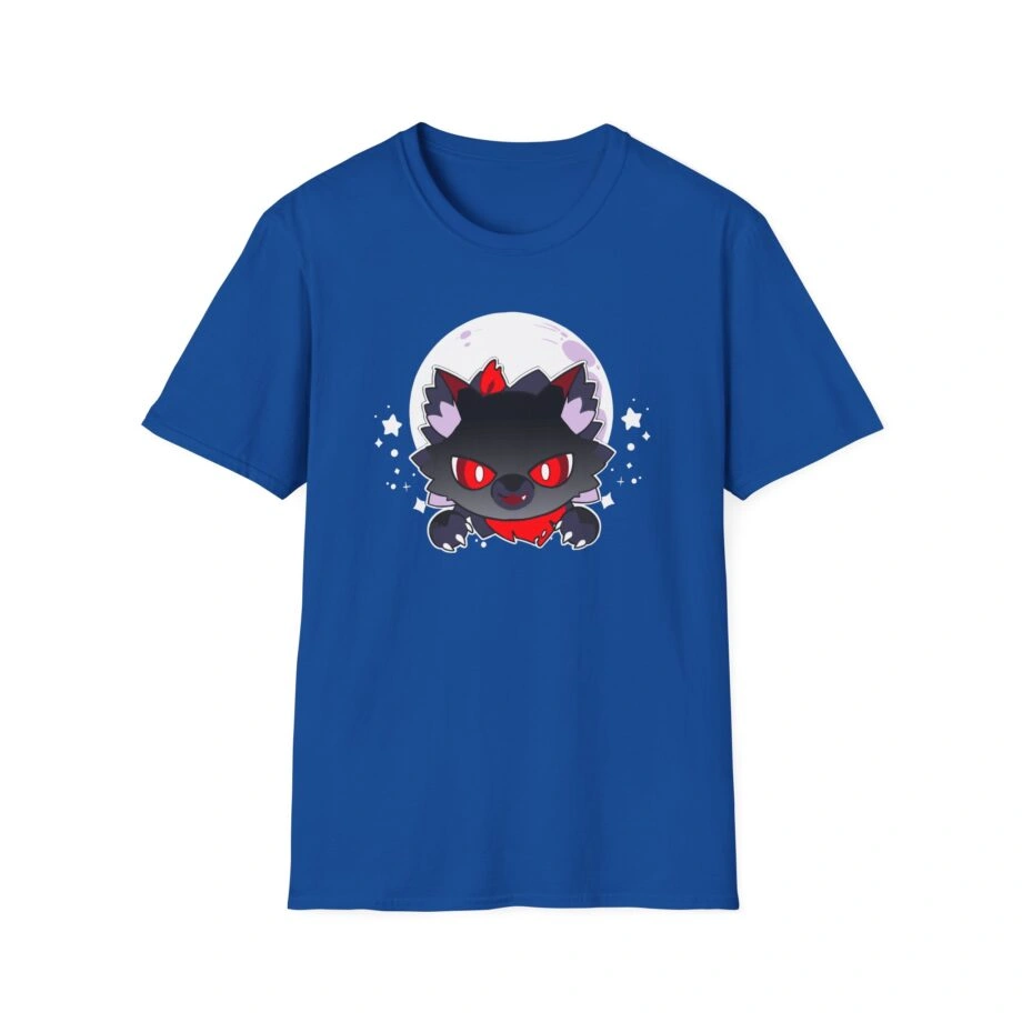 Home Aphmau Werewolf Cat Unisex Softstyle T-Shirt Royal