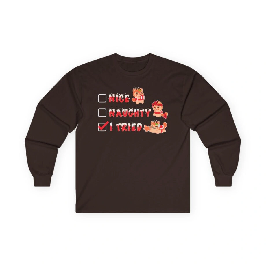 Aphmau Cocoa Holiday Unisex Ultra Cotton Long Sleeve Tee Aphmau Cocoa Holiday Unisex Ultra Cotton Long Sleeve Tee Dark Chocolate