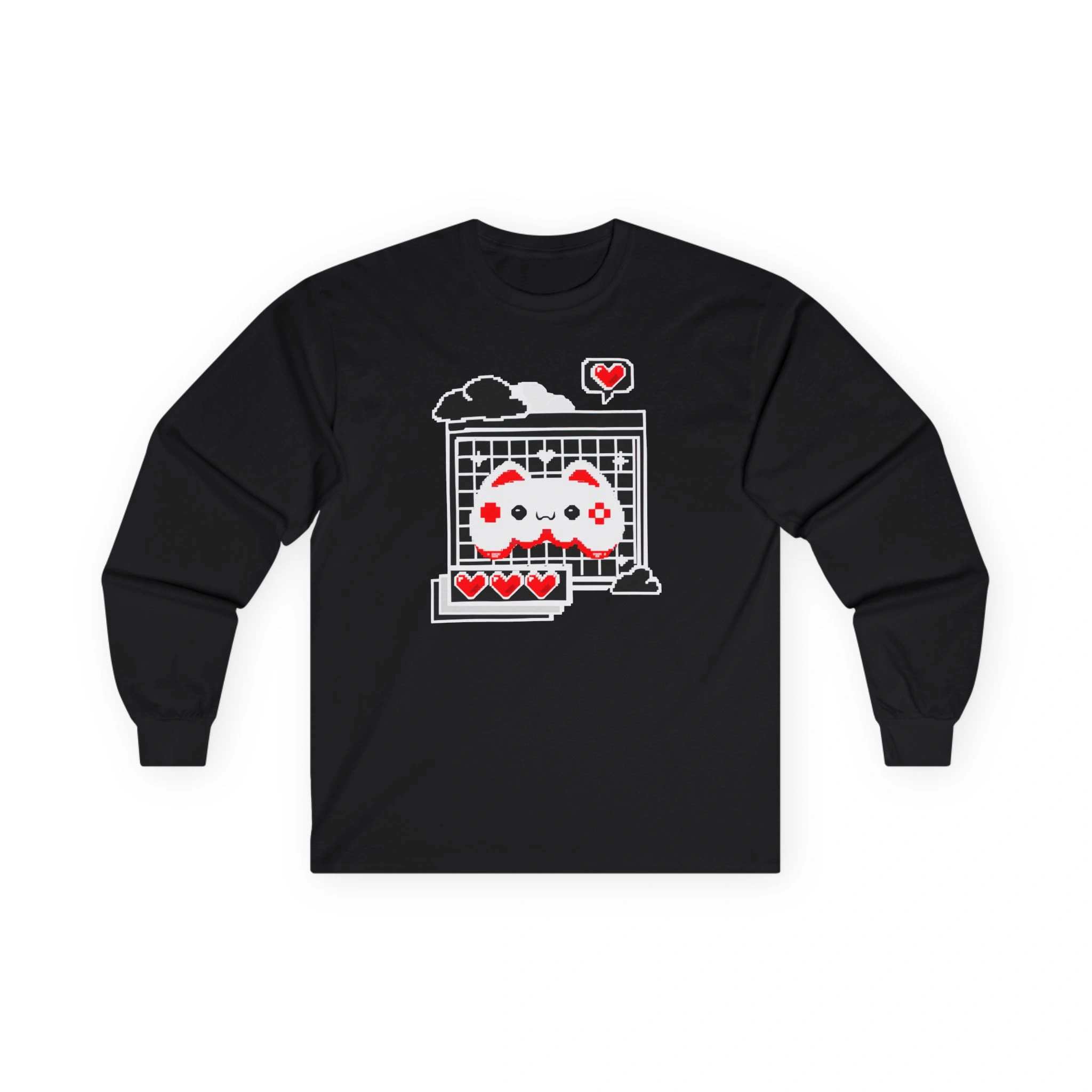 Aphmau Gamer Cat Unisex Ultra Cotton Long Sleeve Tee Aphmau Gamer Cat Unisex Ultra Cotton Long Sleeve Tee Black