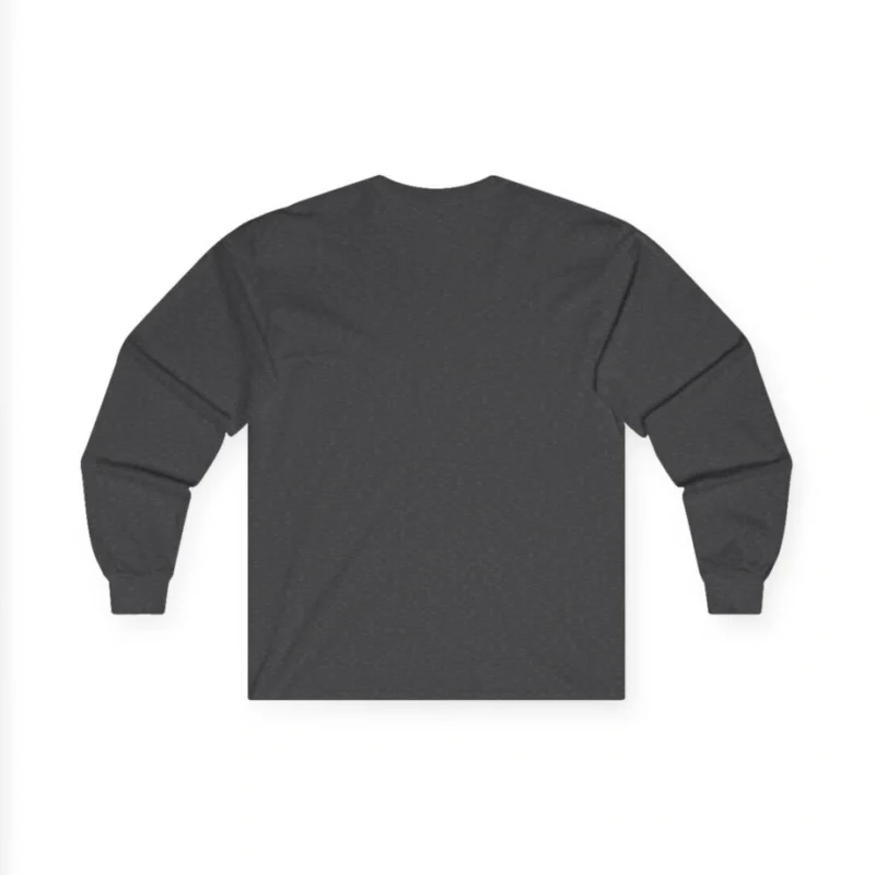 Aphmau Gamer Cat Unisex Ultra Cotton Long Sleeve Tee Dark Heather Back Side