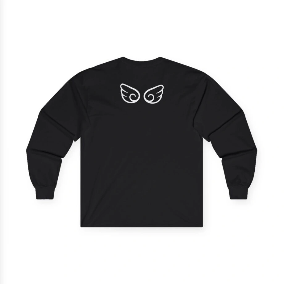 Aphmau Heart Unisex Ultra Cotton Long Sleeve Tee Aphmau Heart Unisex Ultra Cotton Long Sleeve Tee Black Back Side