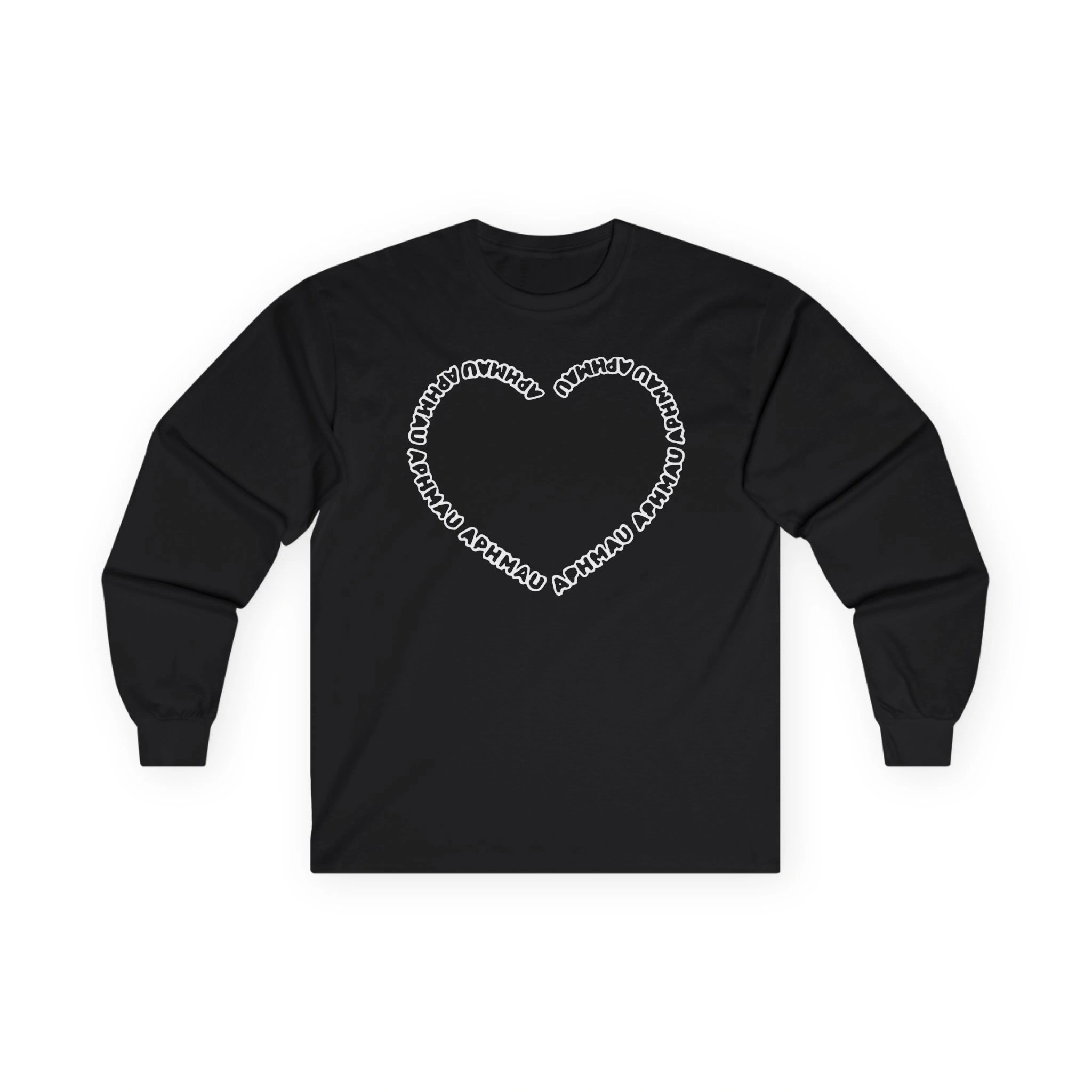 Aphmau Heart Unisex Ultra Cotton Long Sleeve Tee Aphmau Heart Unisex Ultra Cotton Long Sleeve Tee Black