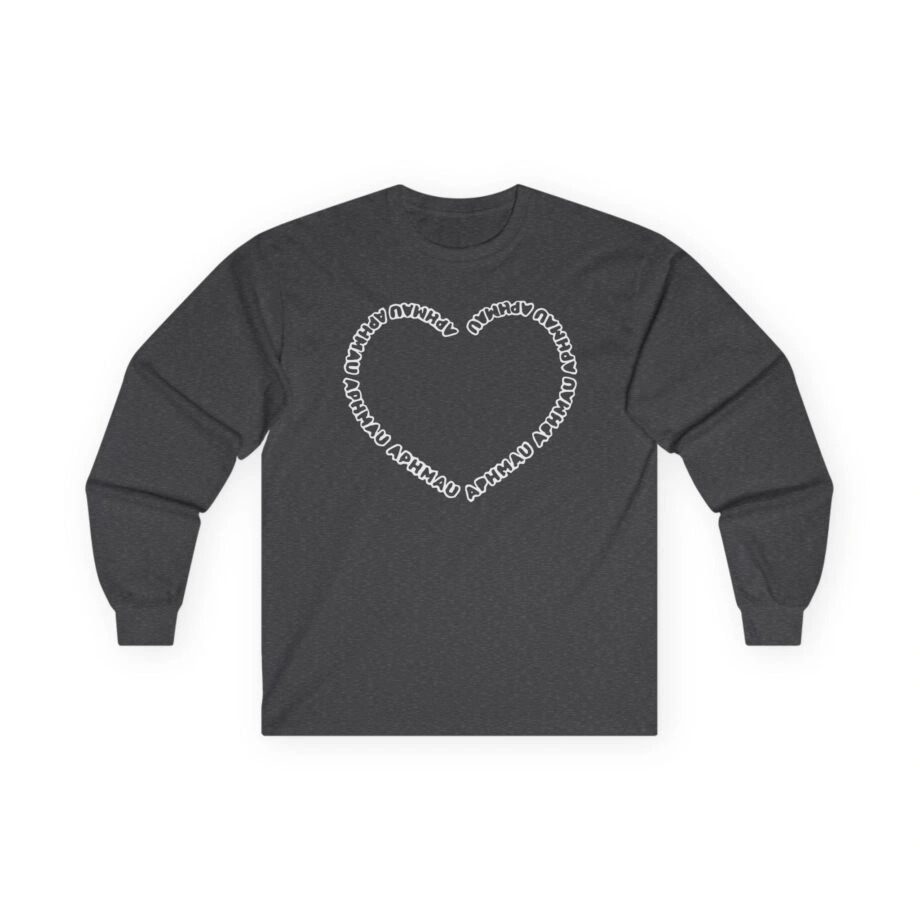 Aphmau Heart Unisex Ultra Cotton Long Sleeve Tee Aphmau Heart Unisex Ultra Cotton Long Sleeve Tee Dark Heather