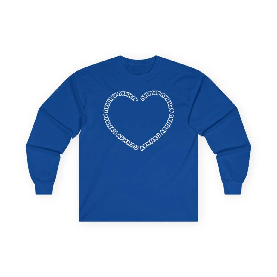 Aphmau Heart Unisex Ultra Cotton Long Sleeve Tee Aphmau Heart Unisex Ultra Cotton Long Sleeve Tee Royal