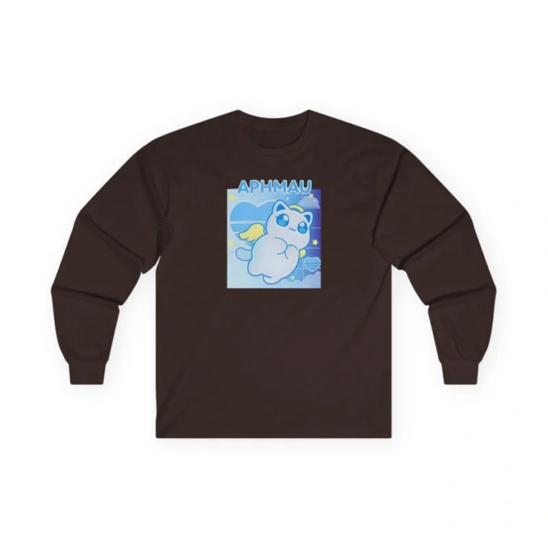 Aphmau Naughty Nice Holiday Unisex Ultra Cotton Long Sleeve Tee Dark Chocolate