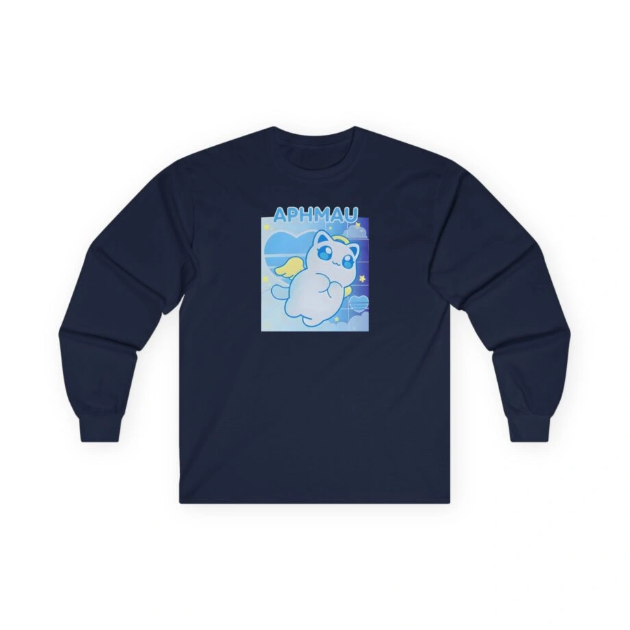 Aphmau Naughty Nice Holiday Unisex Ultra Long Sleeve Tee Aphmau Naughty Nice Holiday Unisex Ultra Cotton Long Sleeve Tee Navy