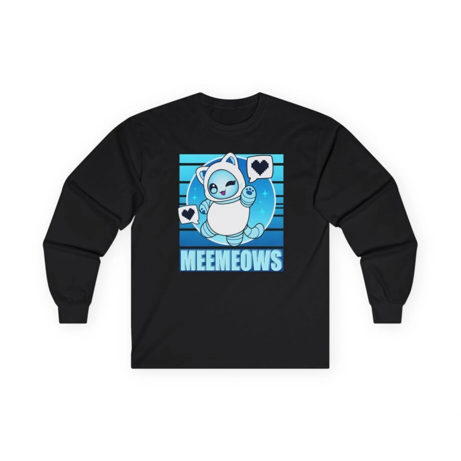 Aphmau Robot Cat Unisex Ultra Cotton Long Sleeve Tee Aphmau Robot Cat Unisex Ultra Cotton Long Sleeve Tee Black