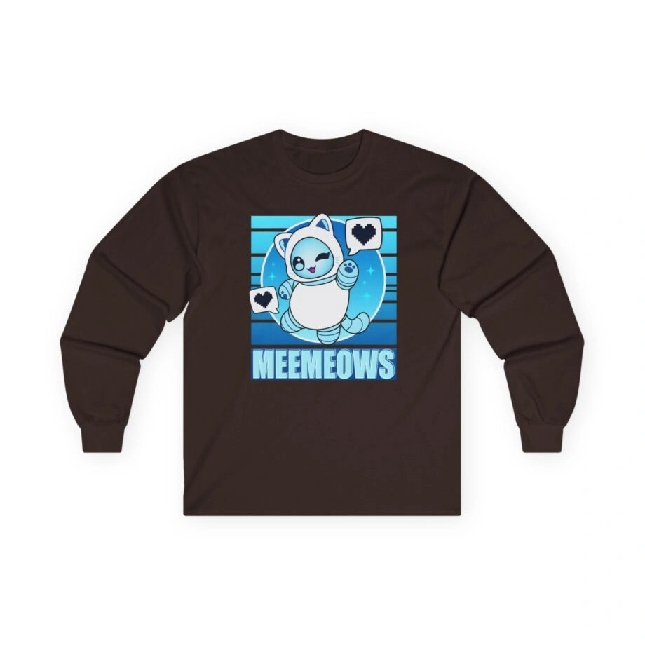 Aphmau Robot Cat Unisex Ultra Cotton Long Sleeve Tee Aphmau Robot Cat Unisex Ultra Cotton Long Sleeve Tee Dark Chocolate