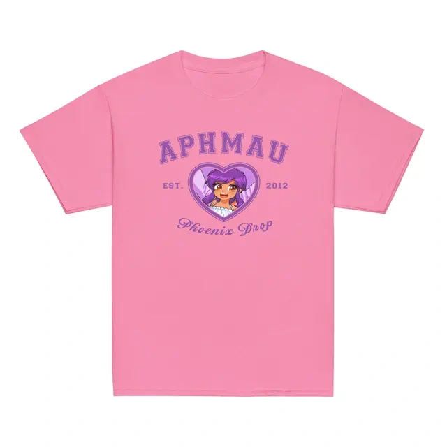 Aphmau Phoenix Drop Varsity Tee Azalea